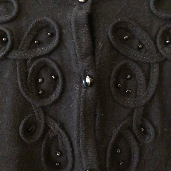 Croft & Barrow Cardigan w/ Bead and Trim Detail - Picture 3 of 7